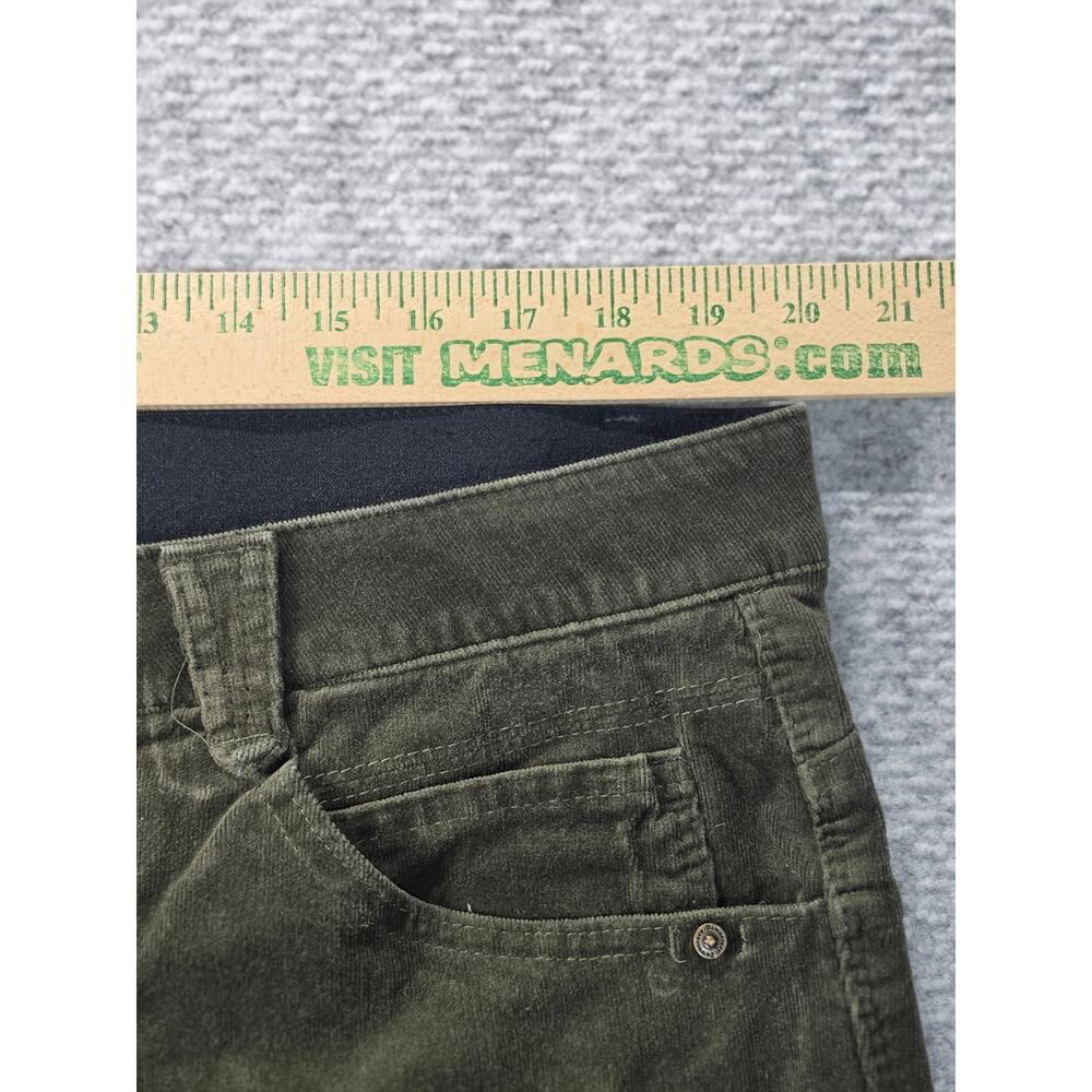 Democracy Ab Solution Pants Olive Green Straight Tummy Control Shaping Stretch - Picture 6 of 9